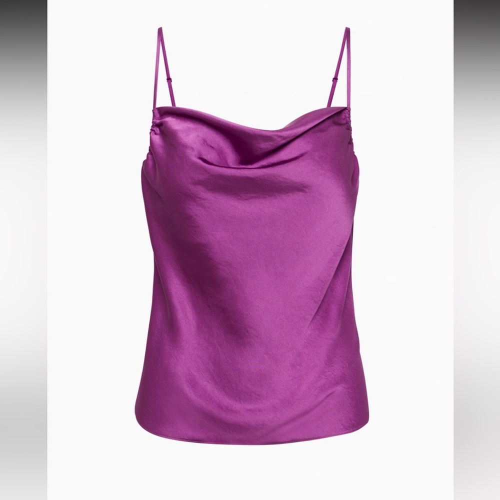 🦋NWT Wilfred Allusion Satin Tank (black)